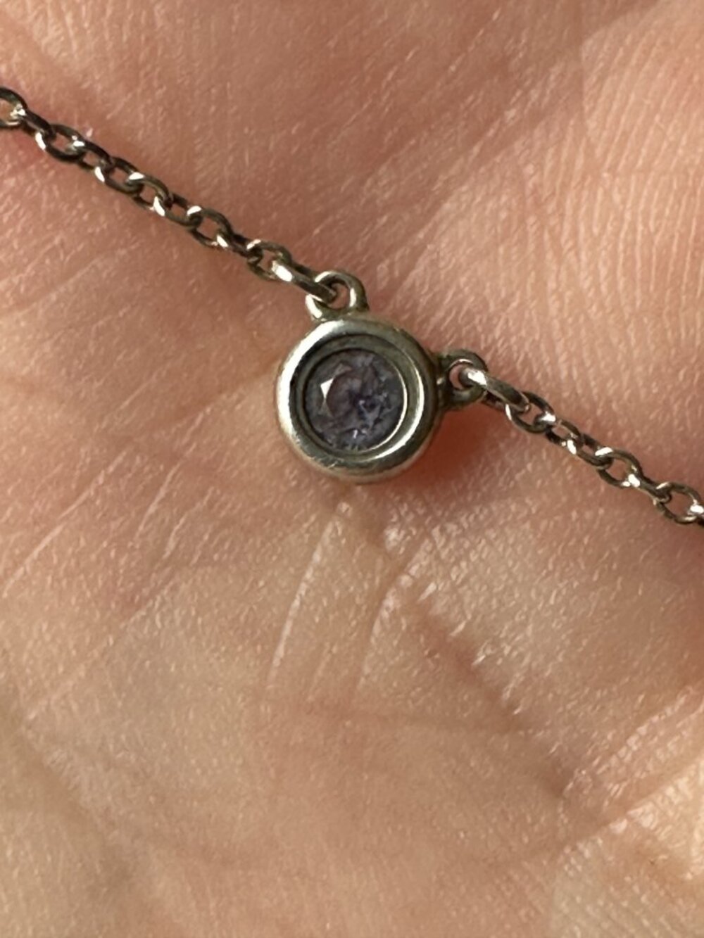 Tiffany & Co. Elsa Peretti Color by the Yard Amethyst Necklace 925 Silver - Picture 9 of 11